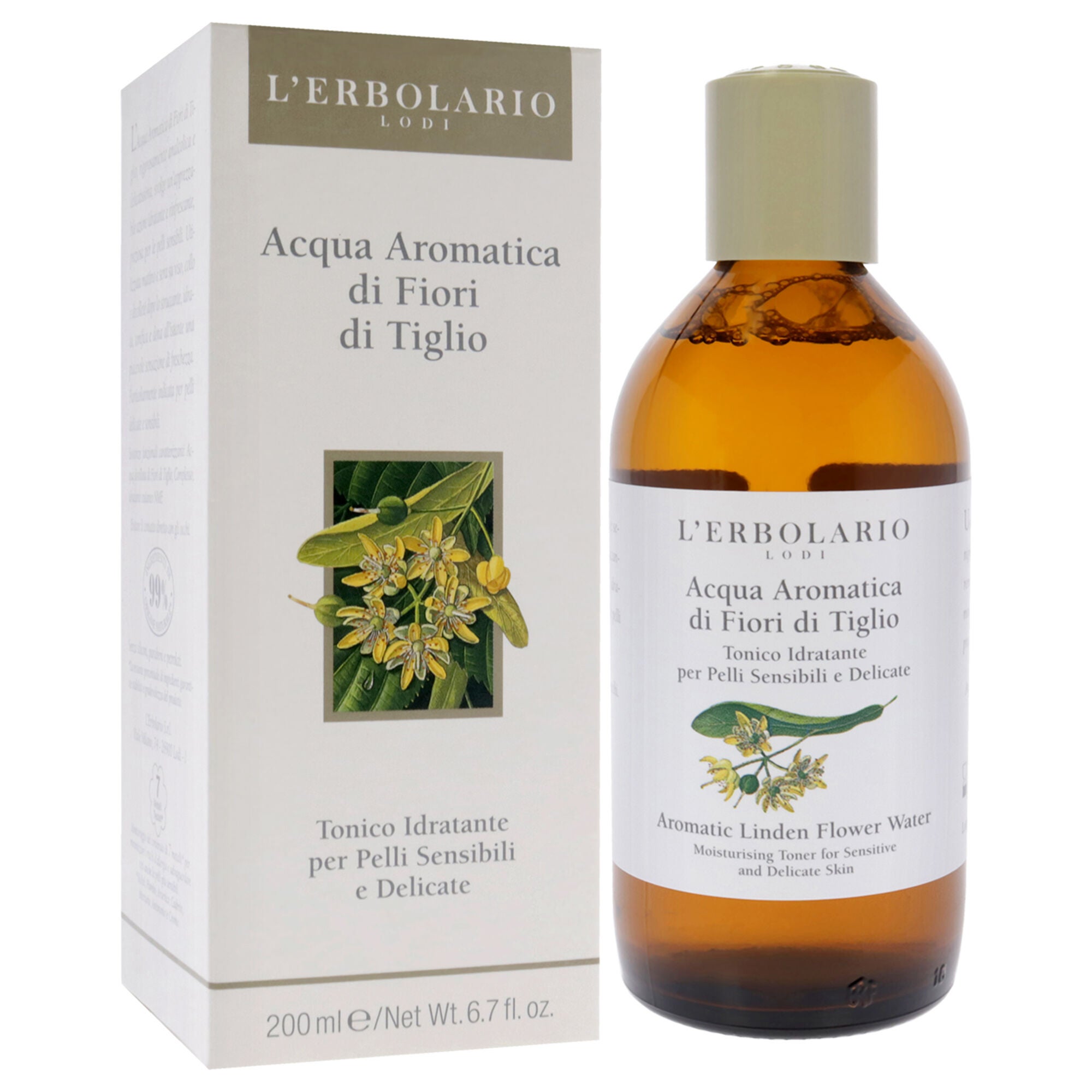 Aromatic Water - Linden Flower by LErbolario for Women - 6.7 oz Toner, See Description, alternate image number 1