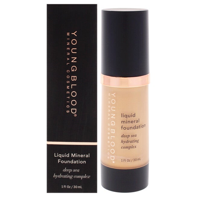 Liquid Mineral Foundation - Capri by Youngblood for Women - 1 oz Foundation, See Description, hi-res image number 0