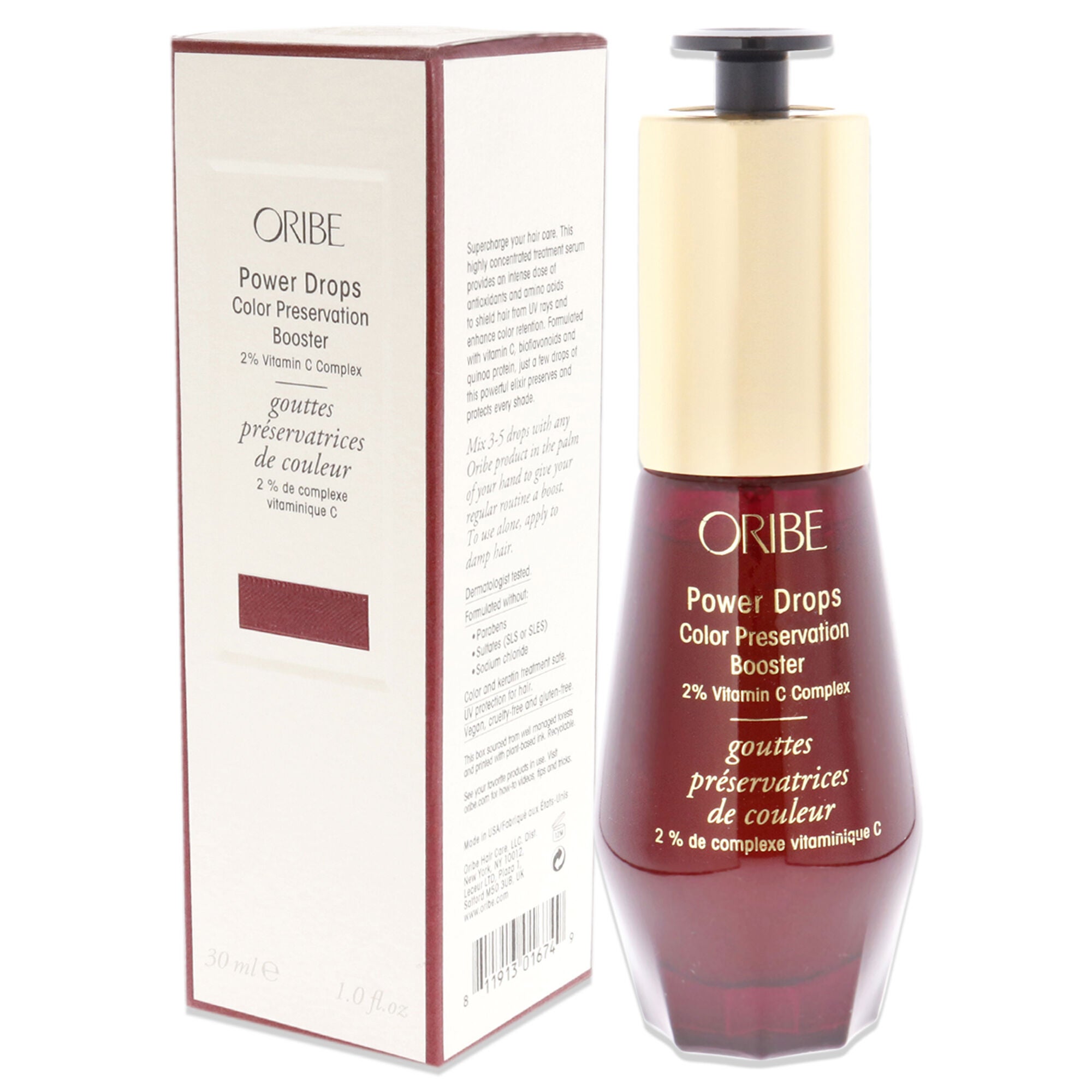 Power Drops Color Preservation Booster by Oribe for Unisex - 1 oz Treatment, See Description, alternate image number 3