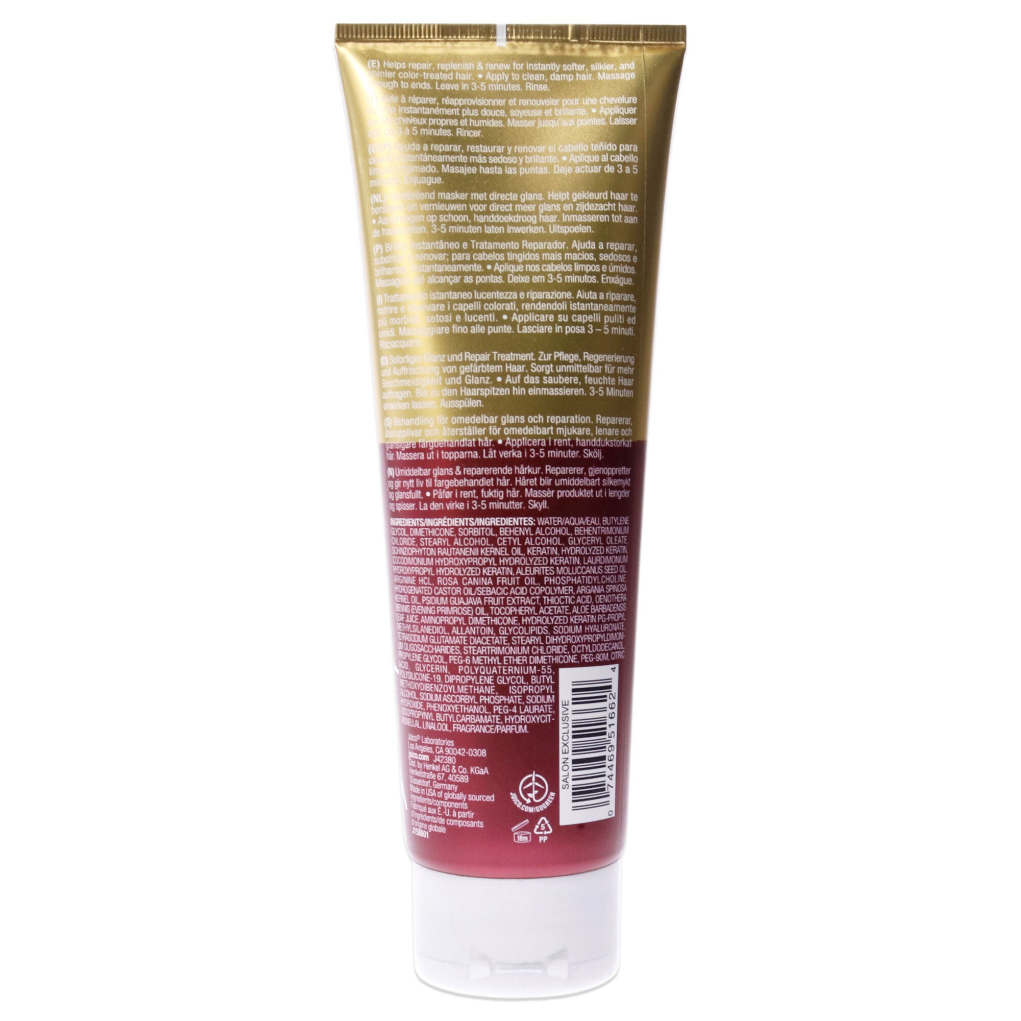 K-Pak Color Therapy Luster Lock by Joico for Unisex - 8.5 oz Treatment, See Description, alternate image number 2