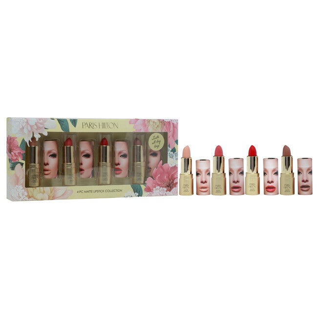 Matte Lipstick Collection by Paris Hilton Cosmetics for Women - 4 Pc Set, See Description, alternate image number 1