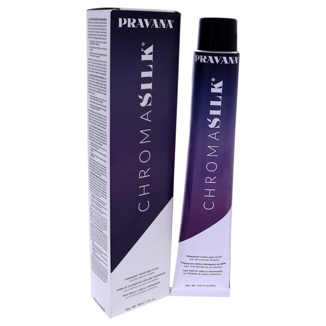 ChromaSilk Creme Hair Color - 6.11 Dark Intense Ash Blonde by Pravana for Unisex - 3 oz Hair Color, NA, alternate image number null
