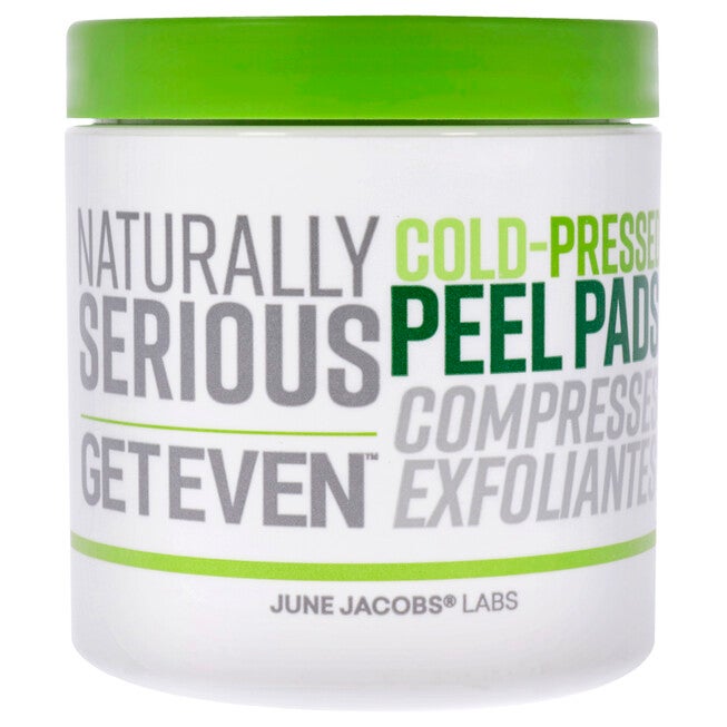 Get Even Cold-Pressed Peel Pads by Naturally Serious for Unisex - 60 Pc Pads, NA, hi-res image number null