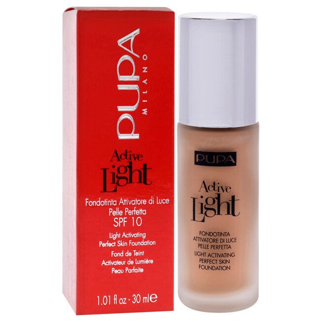 Active Light Perfect Skin Foundation SPF 10 - 050 Golden Beige by Pupa Milano for Women - 1.01 oz Foundation, NA, alternate image number null