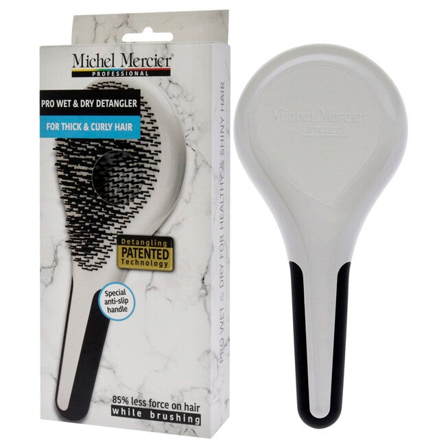 Pro Wet and Dry Detangler - Thick and Curly Hair by Michel Mercier for Unisex - 1 Pc Hair Brush, NA, alternate image number null