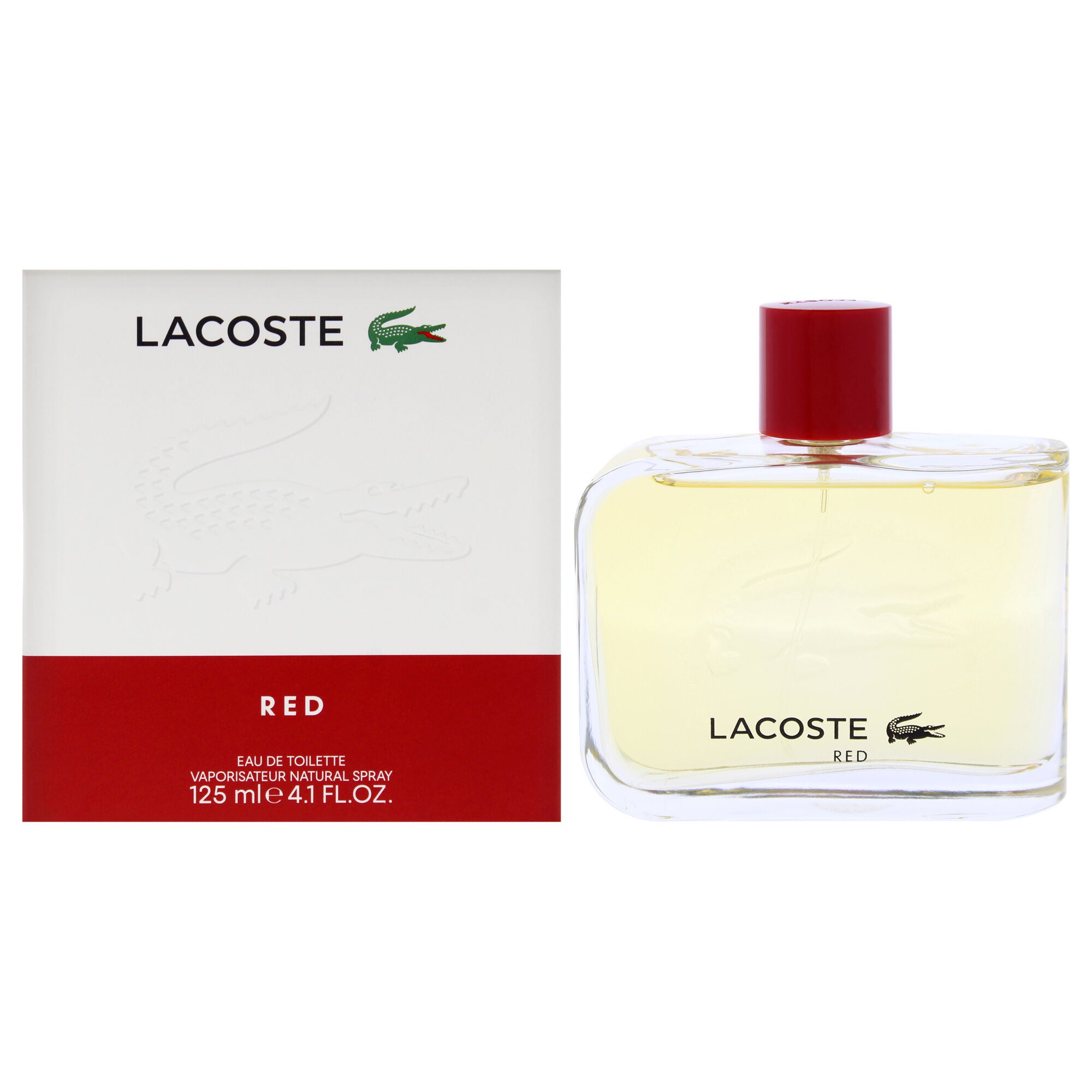 Lacoste Red by Lacoste for Men - 4.2 oz EDT Spray, See Description, hi-res image number 0