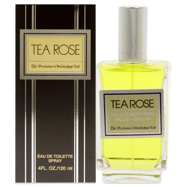 Tea Rose by Perfumers Workshop for Women - 4 oz EDT Spray, NA, hi-res image number null