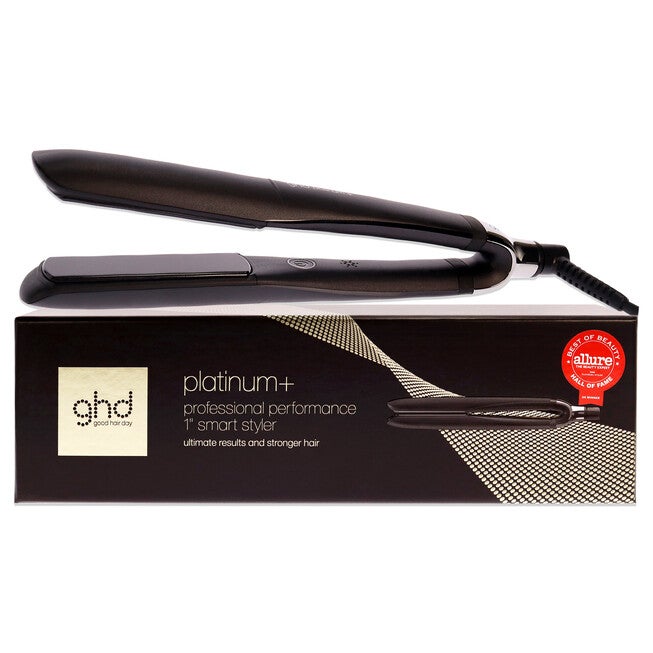 GHD Platinum Plus Professional Performance Styler Flat Iron - S8T262 Black by GHD for Unisex - 1 Inch Flat Iron, NA, hi-res image number null