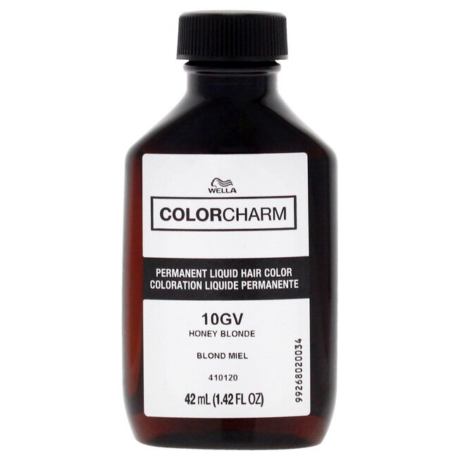 Color Charm Permanent Liquid Hair Color - 1036 10GV Honey Blonde by Wella for Unisex - 1.42 oz Hair Color, NA, alternate image number null