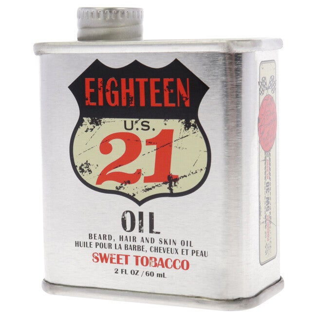 Sweet Tobacco Beard Hair and Skin Oil by 18.21 Man Made for Men - 2 oz Oil, NA, alternate image number null