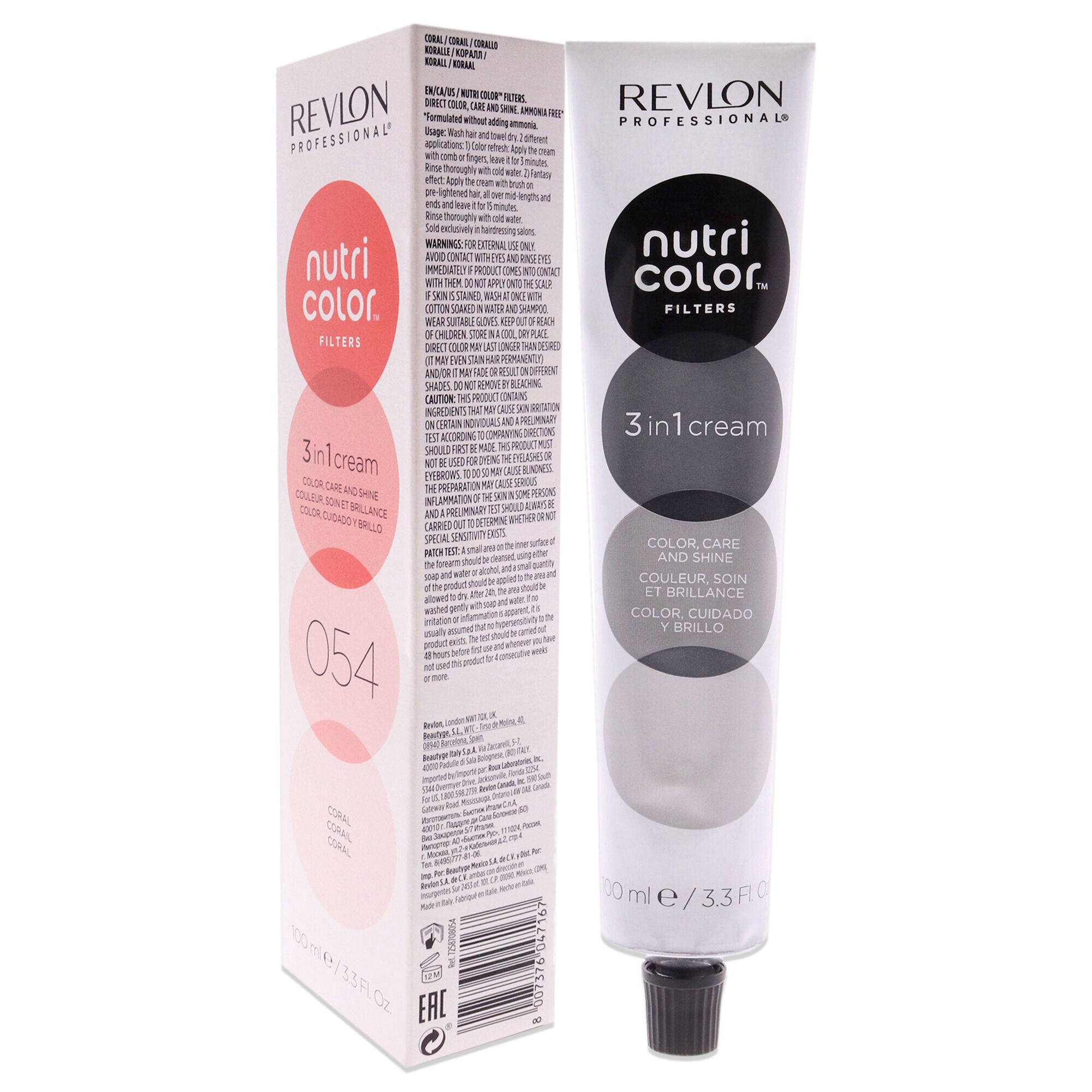 Nutri Color Cream - 054 Coral by Revlon for Unisex - 3.3 oz Hair Color, , alternate image number 7