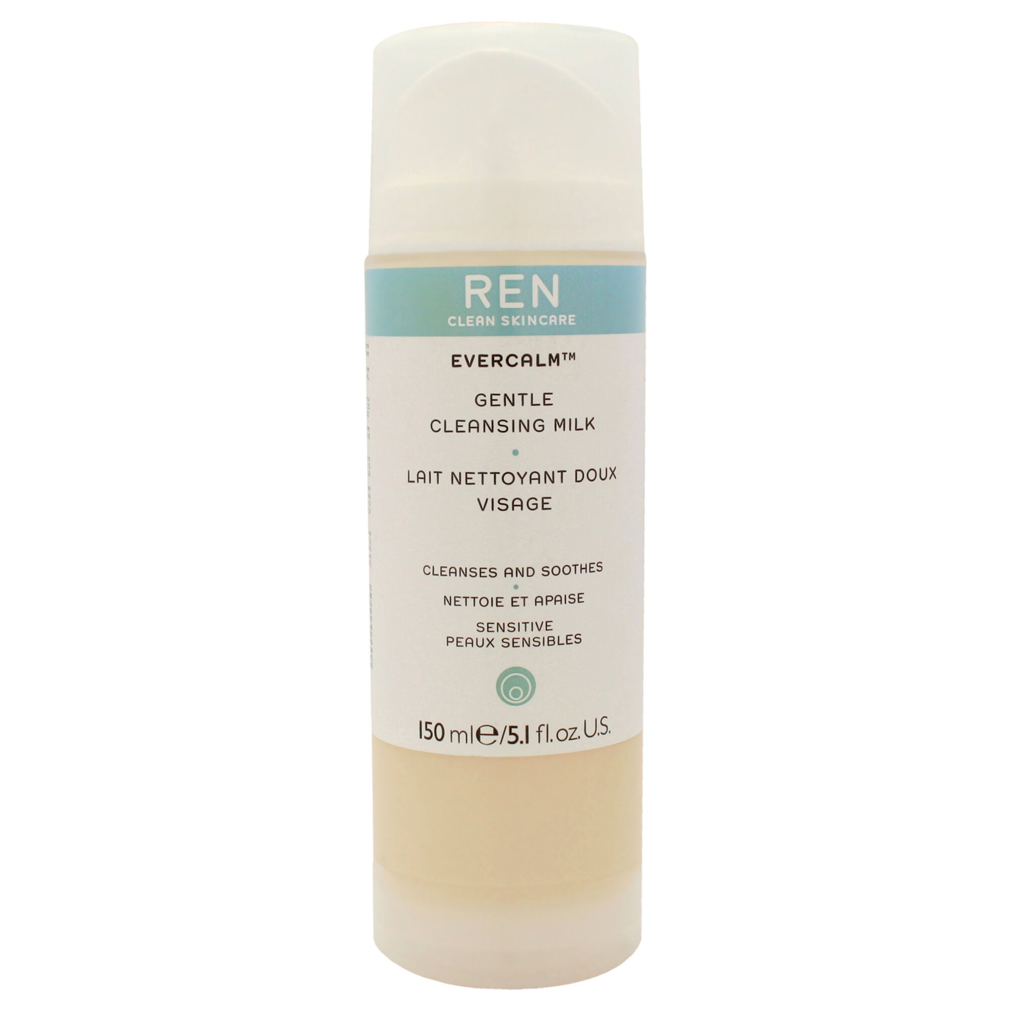 Evercalm Gentle Cleansing Milk by REN for Unisex - 5.1 oz Cleanser, See Description, hi-res image number 0