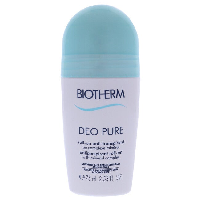 Deo Pure Antiperspirant Roll-On by Biotherm for Unisex - 2.53 oz Deodorant Roll-On, NA, hi-res image number null