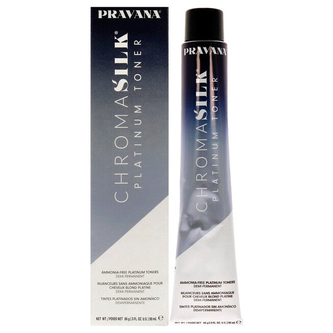 ChromaSilk Platinum Toner - Platinum Sand by Pravana for Unisex - 3 oz Hair Color, NA, hi-res image number null