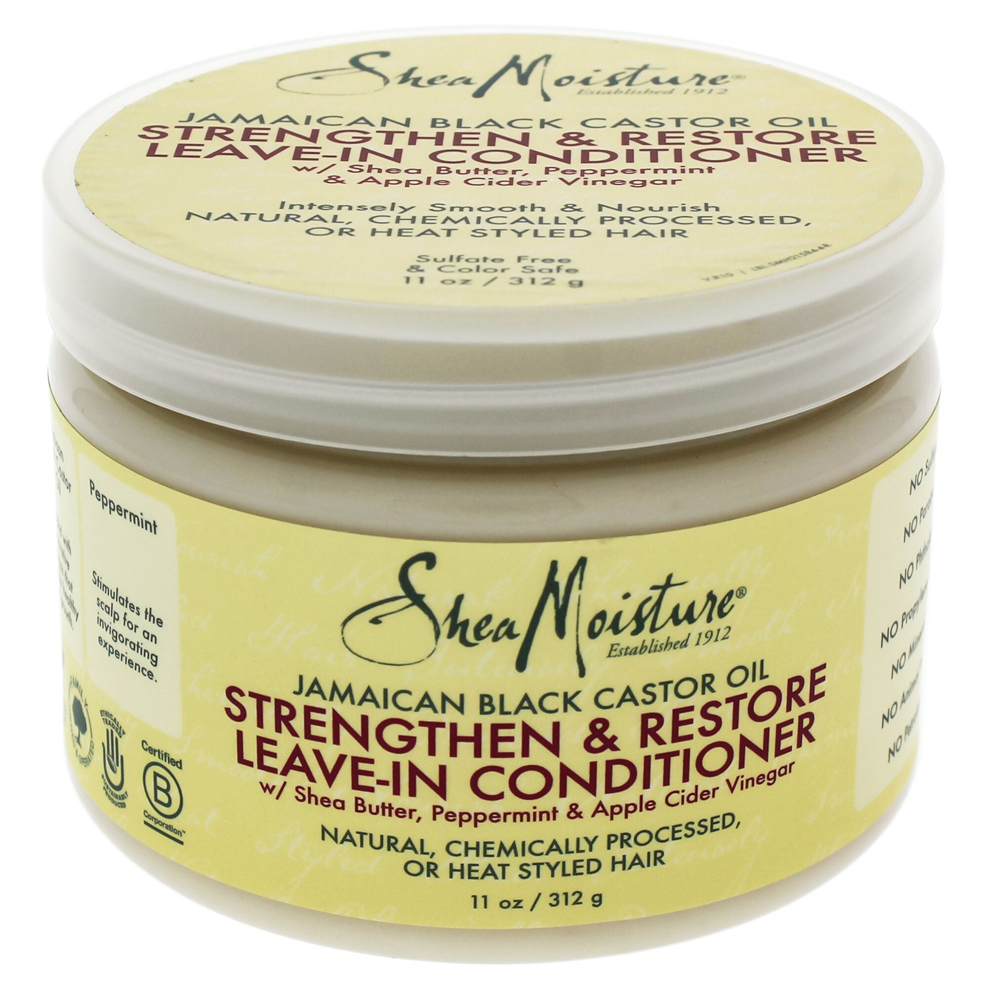 Jamaican Black Castor Oil Strengthen and Grow Leave-In Conditioner by Shea Moisture for Unisex - 11 oz Conditioner, , alternate image number 3