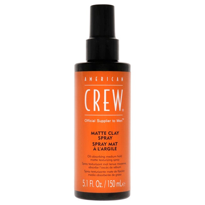 Matte Clay Spray by American Crew for Men - 5.1 oz Hair Spray, NA, hi-res image number null