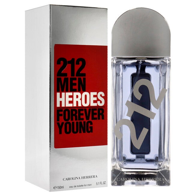 212 Men Heroes Forever Young by Carolina Herrera for Men - 5.1 oz EDT Spray, NA, alternate image number null