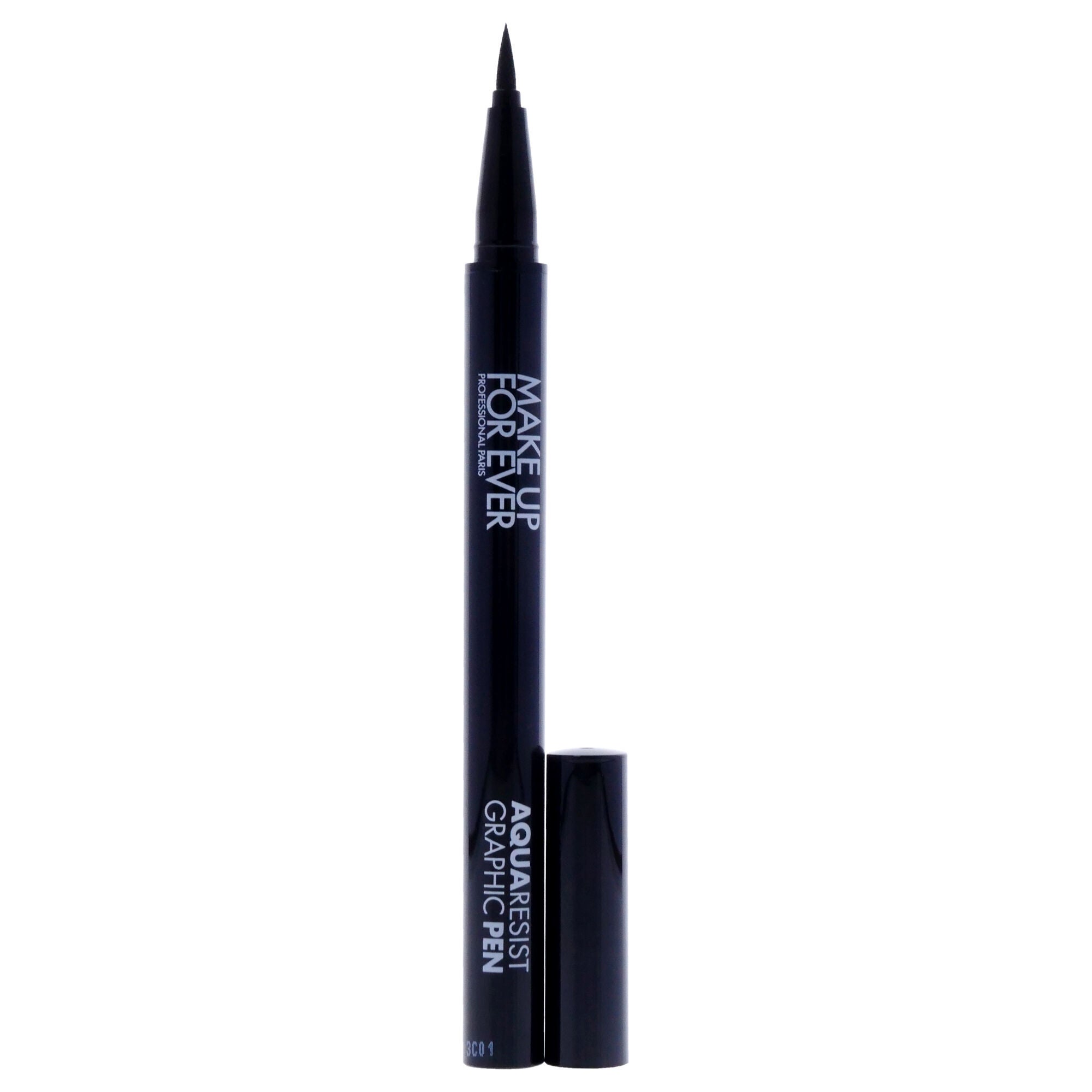 Aqua Resist Graphic Pen 24H Waterproof - 1 Black by Make Up For Ever for Women - 0.01 oz Eyeliner, See Description, alternate image number 4