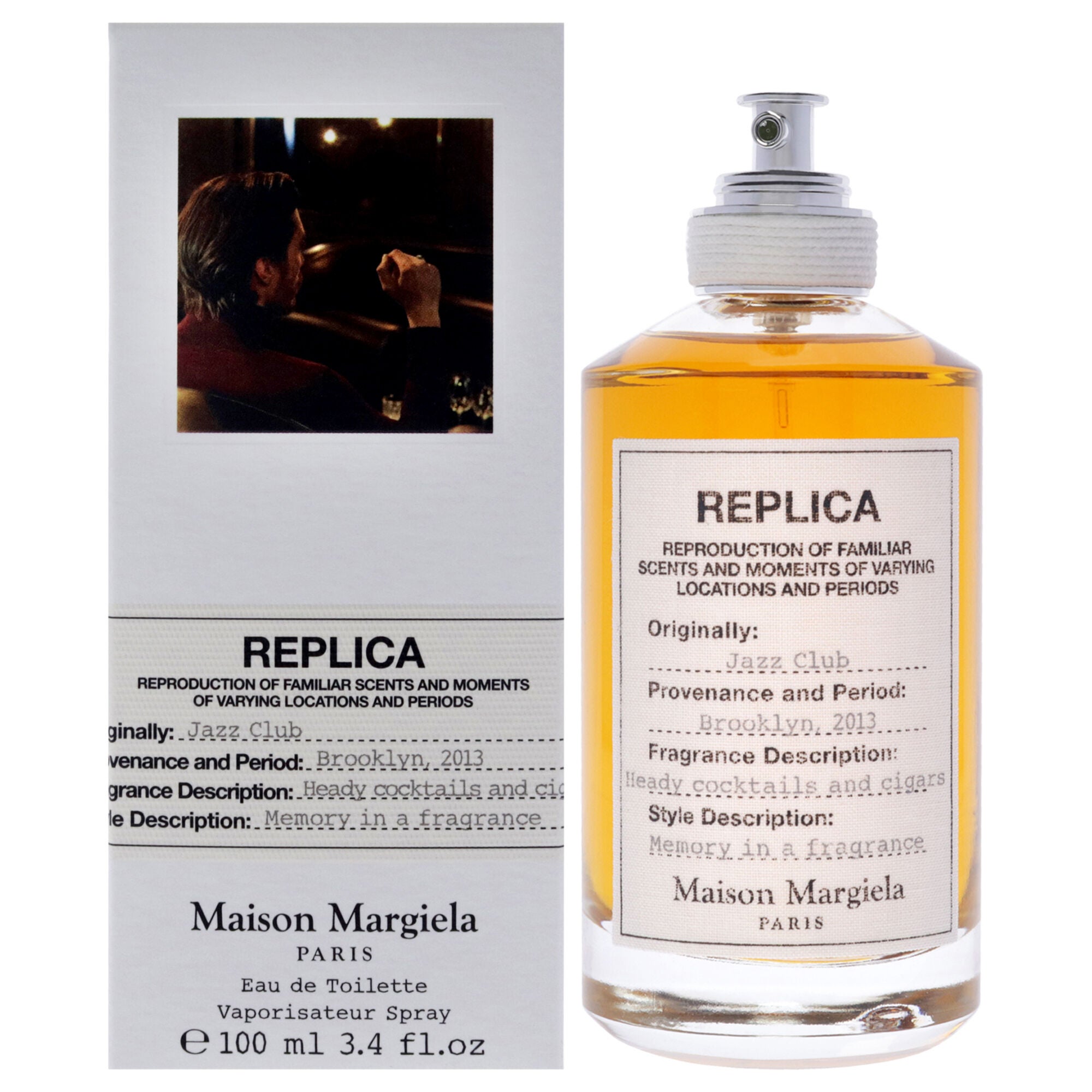 Replica Jazz Club by Maison Margiela for Men - 3.4 oz EDT Spray, See Description, hi-res image number 0