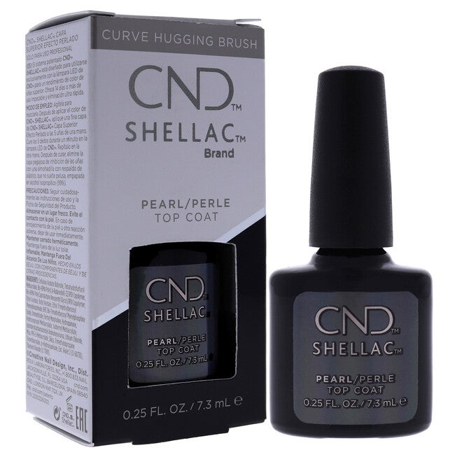 Shellac Nail Color - Pearl Top Coat by CND for Women - 0.25 oz Nail Polish, NA, alternate image number null