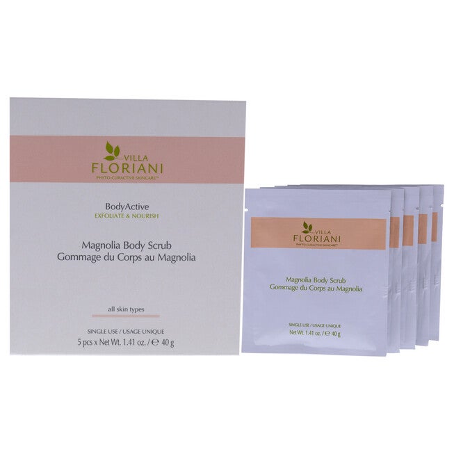 BodyActive Body Scrub - Magnolia by Villa Floriani for Women -5 x 1.41 oz Scrub, See Description, hi-res image number 0