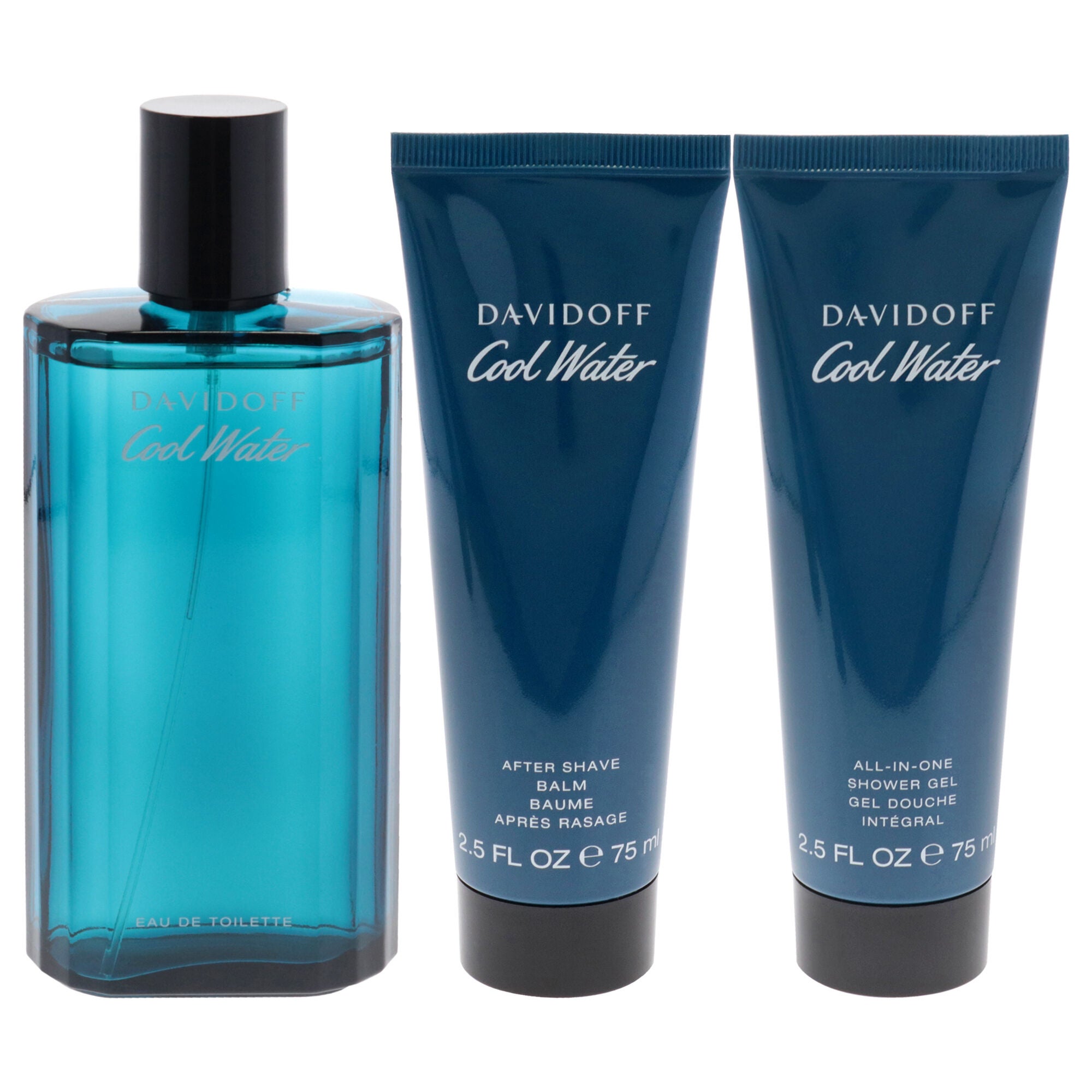Cool Water by Davidoff for Men - 3 Pc Gift Set 4.2oz EDT Spray, 2.5oz Shower Gel, 2.5oz After Shave Balm, , alternate image number 6