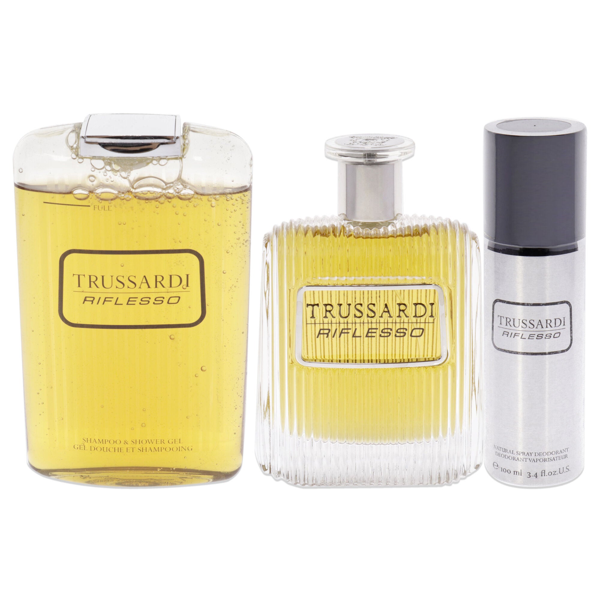 Trussardi Riflesso by Trussardi for Men - 3 Pc Gift Set 3.4oz EDT Spray, 6.8oz Shampoo and Shower Gel, 3.4oz Deodorant Spray, , alternate image number 5
