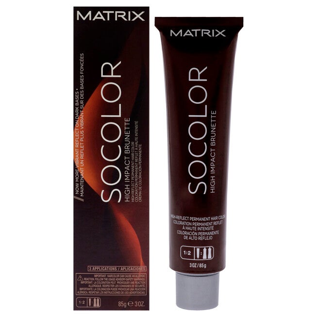 Socolor High Impact Brunette Color - GG33 Gold Gold by Matrix for Unisex - 3 oz Hair Color, NA, hi-res image number null