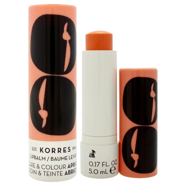 Lip Balm Care and Colour Stick - Apricot by Korres for Women - 0.17 oz Lip Balm, NA, hi-res image number null