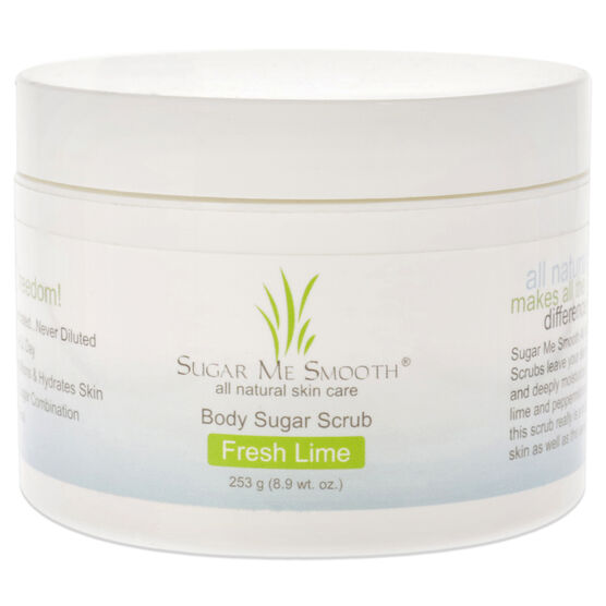 Body Scrub - Fresh Lime by Sugar Me Smooth for Unisex - 8.9 oz Scrub, NA, hi-res image number null