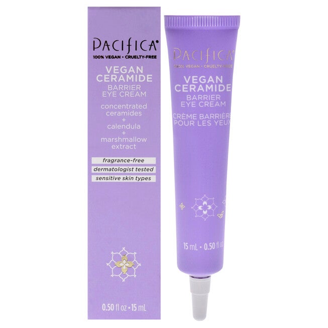 Vegan Ceramide Eye Cream by Pacifica for Women - 0.5 oz Cream, See Description, hi-res image number 0