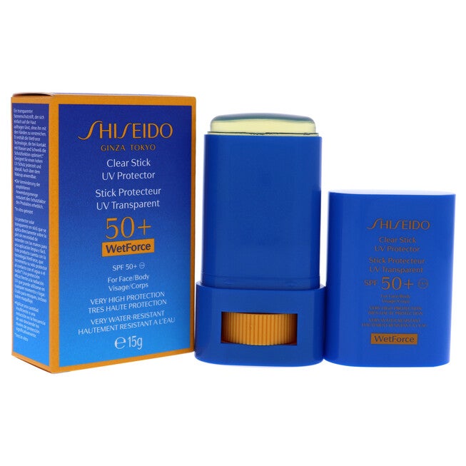 Clear Sunscreen Stick SPF 50 Plus by Shiseido for Unisex - 0.52 oz Sunscreen, , alternate image number 6