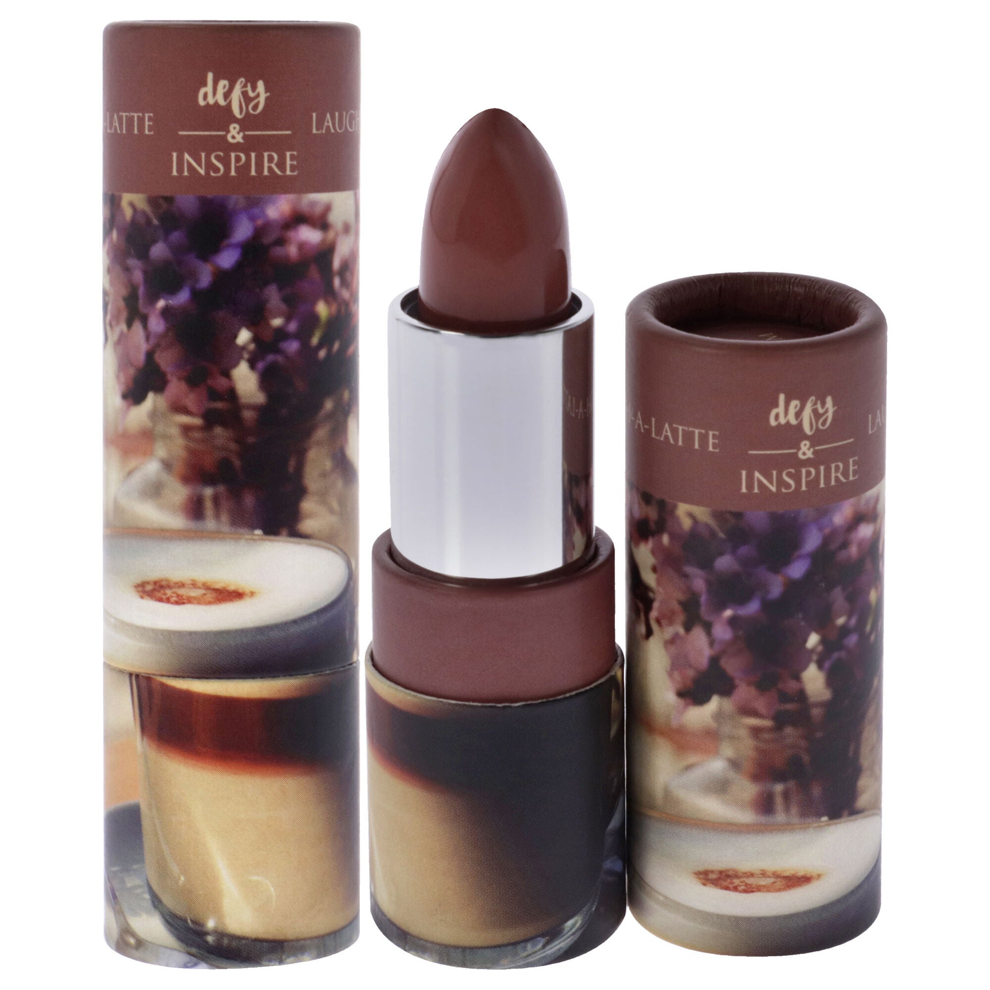 Cream Lipstick - 02 Laugh-A-Latte by Defy and Inspire for Women - 0.134 oz Lipstick, See Description, hi-res image number 0