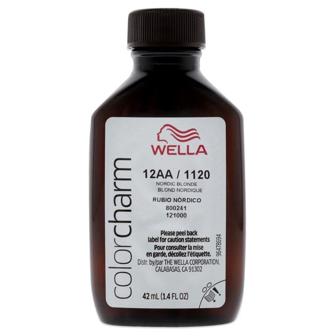 Color Charm Permanent Liquid Hair Color - 1120 12AA Nordic Blonde by Wella for Unisex - 1.42 oz Hair Color, NA, alternate image number null