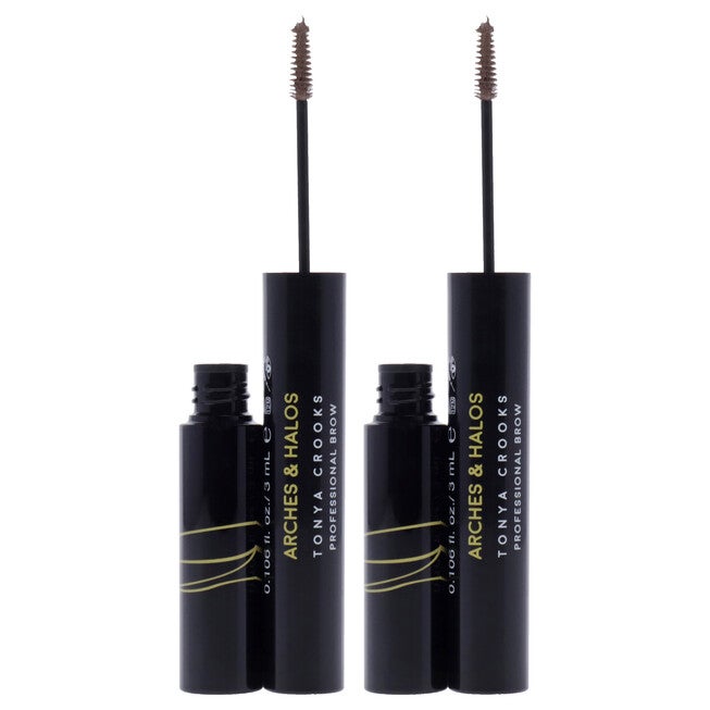 Microfiber Tinted Brow Mousse - Sunny Blonde by Arches and Halos for Women - 0.106 oz Mousse - Pack of 2, NA, alternate image number null