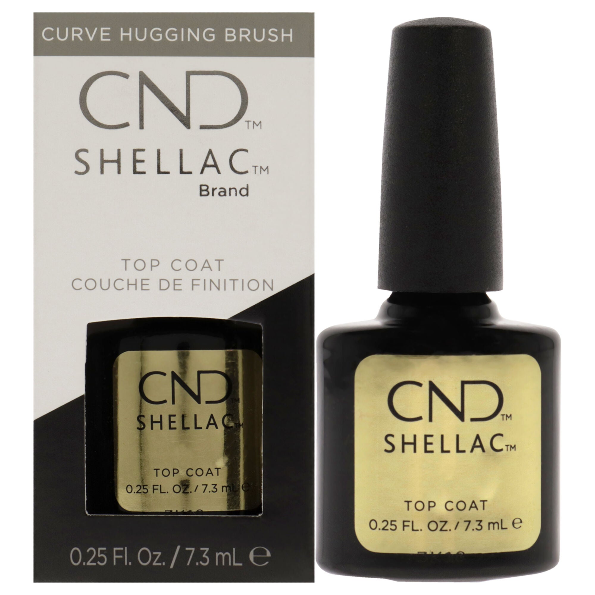 Shellac Nail Color - Original Top Coat by CND for Women - 0.25 oz Nail Polish, See Description, hi-res image number 0