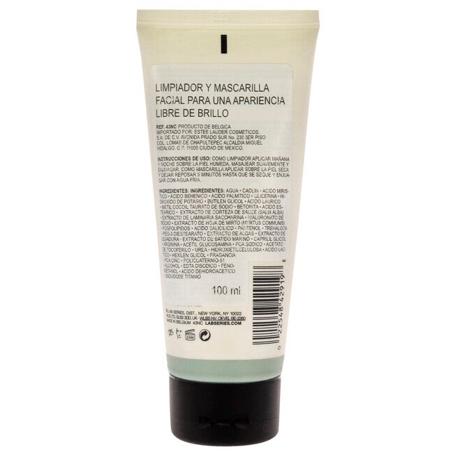 Oil Control Clay Cleanser Plus Mask by Lab Series for Men - 3.4 oz Mask, NA, alternate image number null