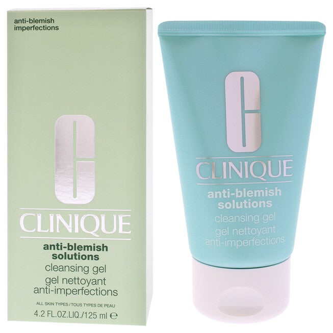 Anti-Blemish Solutions Cleansing Gel - All Skin Types by Clinique for Unisex - 4.2 oz Gel, NA, alternate image number null