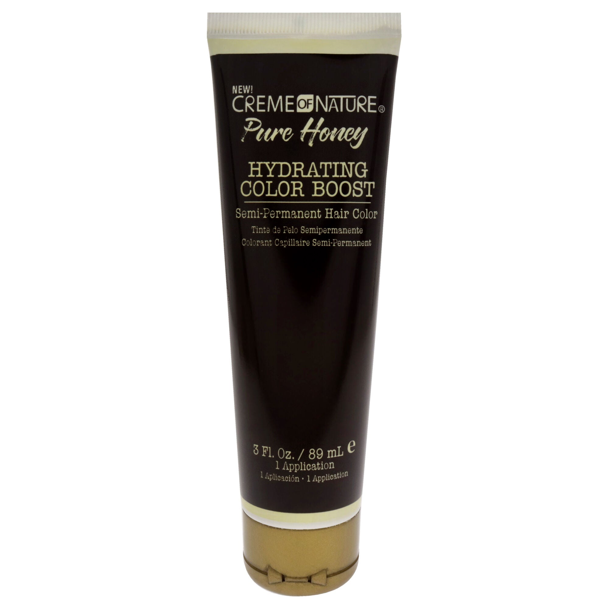 Pure Honey Hydrating Color Boost Semi-Permanent Hair Color - Dark Chocolate Brown by Creme of Nature for Unisex - 3 oz Hair Color, See Description, alternate image number 3