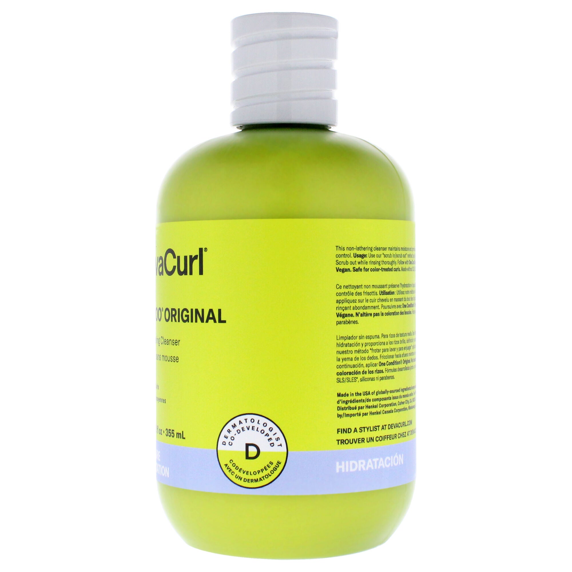 No-Poo Original-NP by DevaCurl for Unisex - 12 oz Cleanser, See Description, alternate image number 1