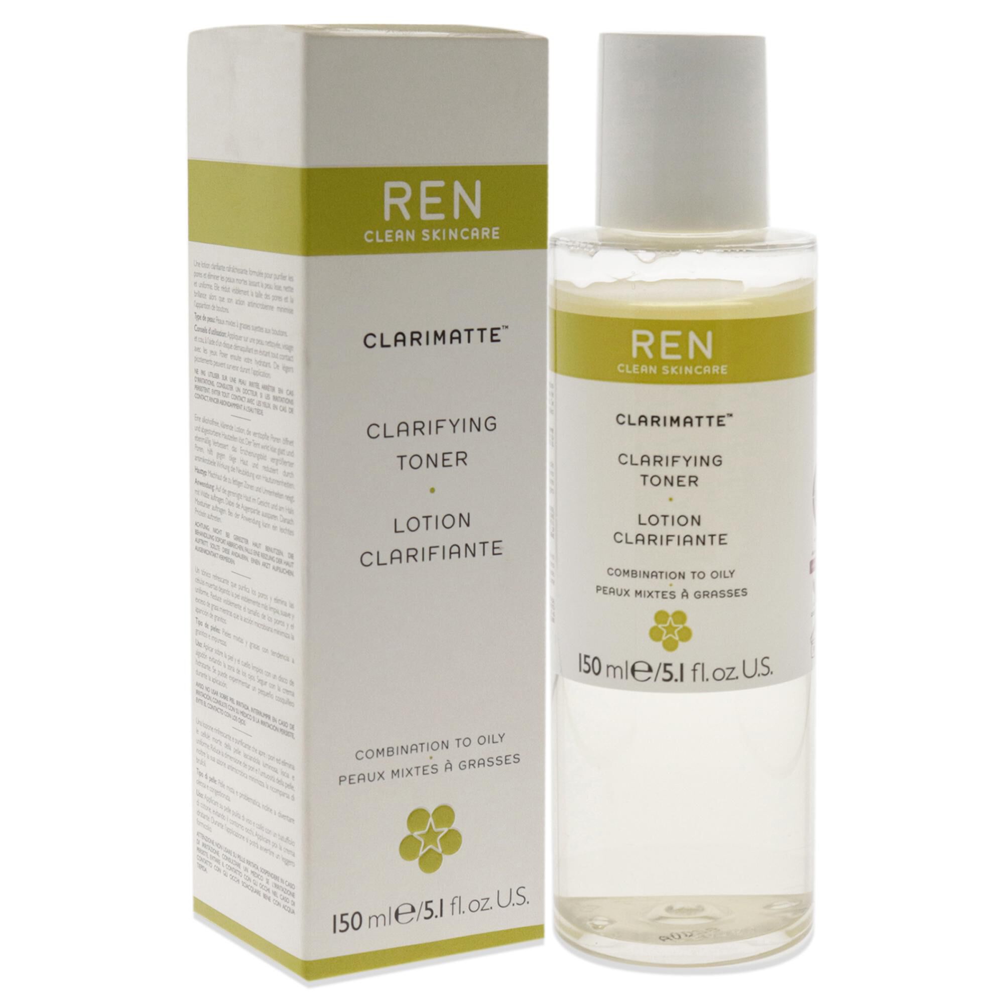 Clarimatte Clarifying Toner - Combination To Oily Skin by REN for Unisex - 5.1 oz Lotion, , alternate image number 6