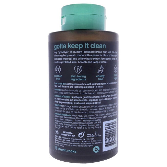 Keepin It Clean Detox Body Wash by B.Fresh for Unisex - 16 oz Body Wash, NA, alternate image number null