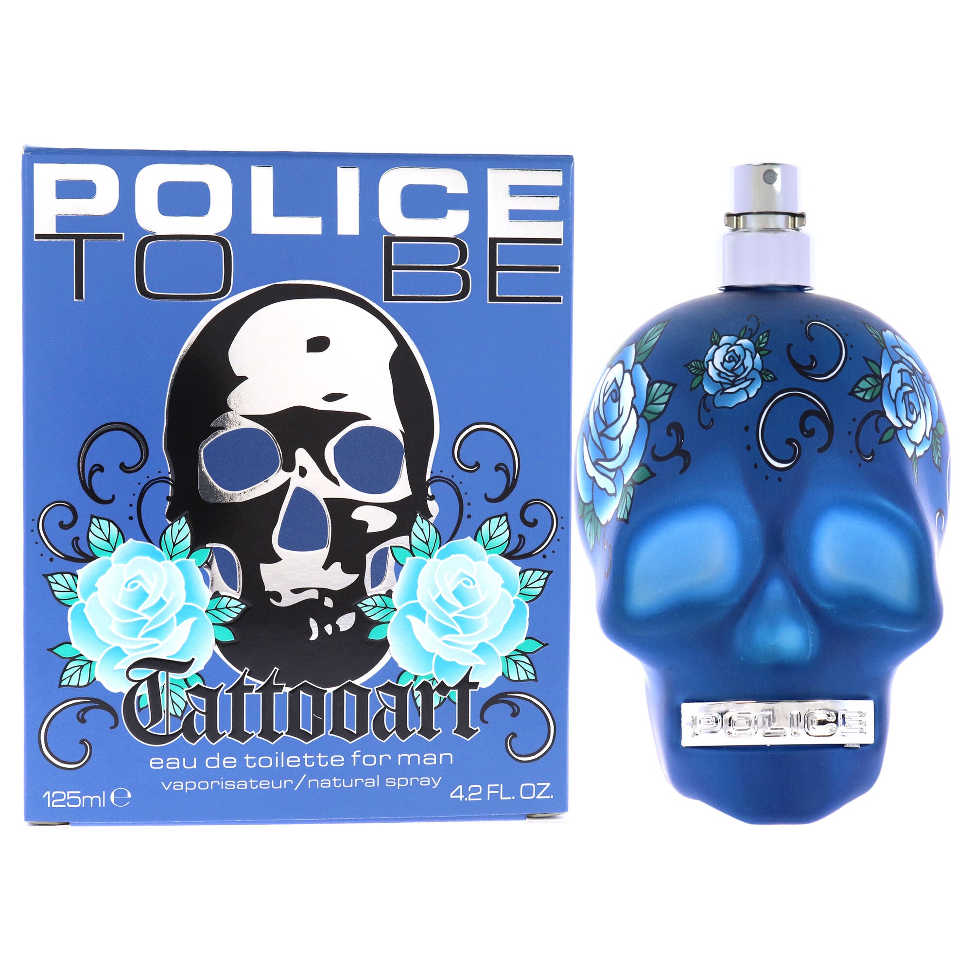 To Be TattooArt by Police for Men - 4.2 oz EDT Spray, See Description, hi-res image number 0