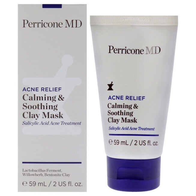Acne Relief Calming and Soothing Clay Mask by Perricone MD for Unisex - 2 oz Mask, NA, hi-res image number null