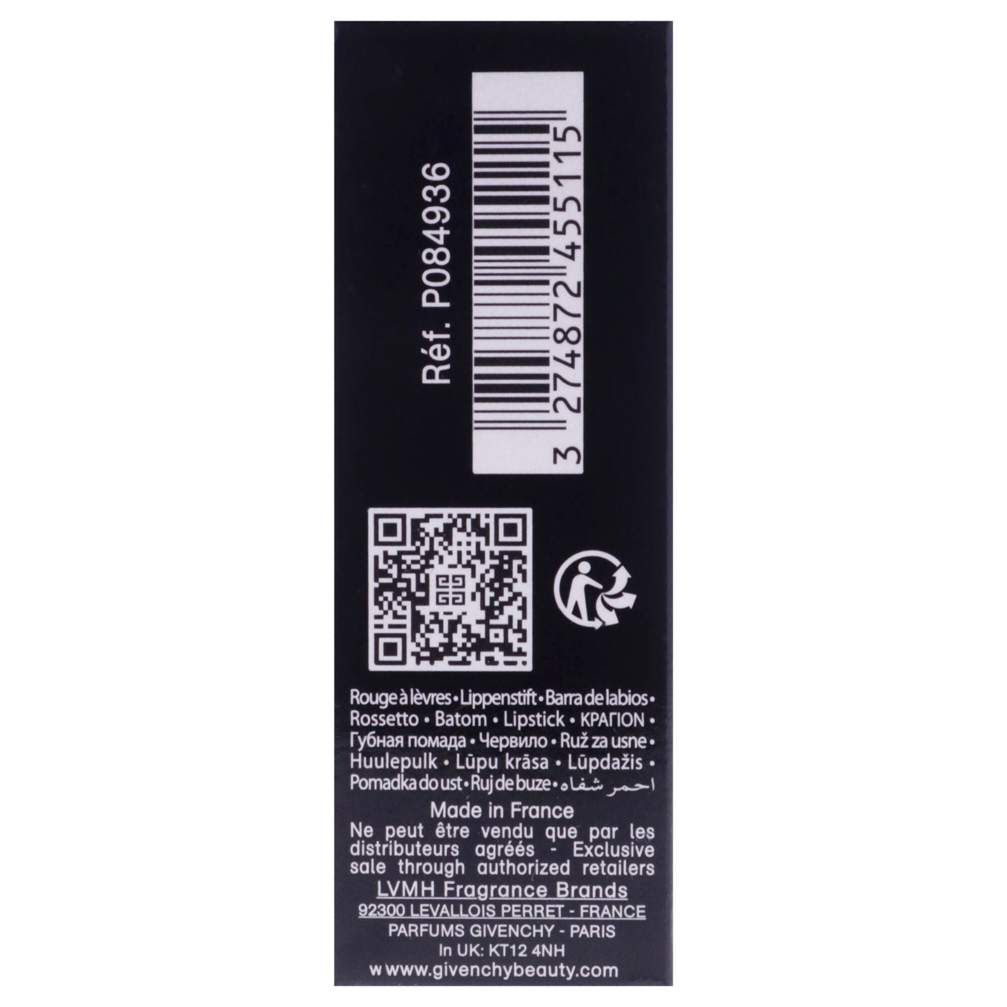 Le Rouge Sheer Velvet Matte Lipstick - 27 Rouge Infuse by Givenchy for Women - 0.12 oz Lipstick (Refillable), Pink, alternate image number 5