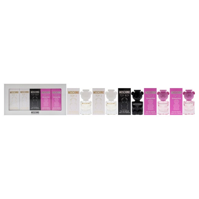 Moschino Miniature Collection Set by Moschino for Unisex - 5 Pc Mini Gift Set, See Description, hi-res image number null