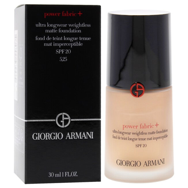 Power Fabric Longwear High Cover Foundation SPF 25 - 5.25 by Giorgio Armani for Women - 1 oz Foundation, See Description, alternate image number null