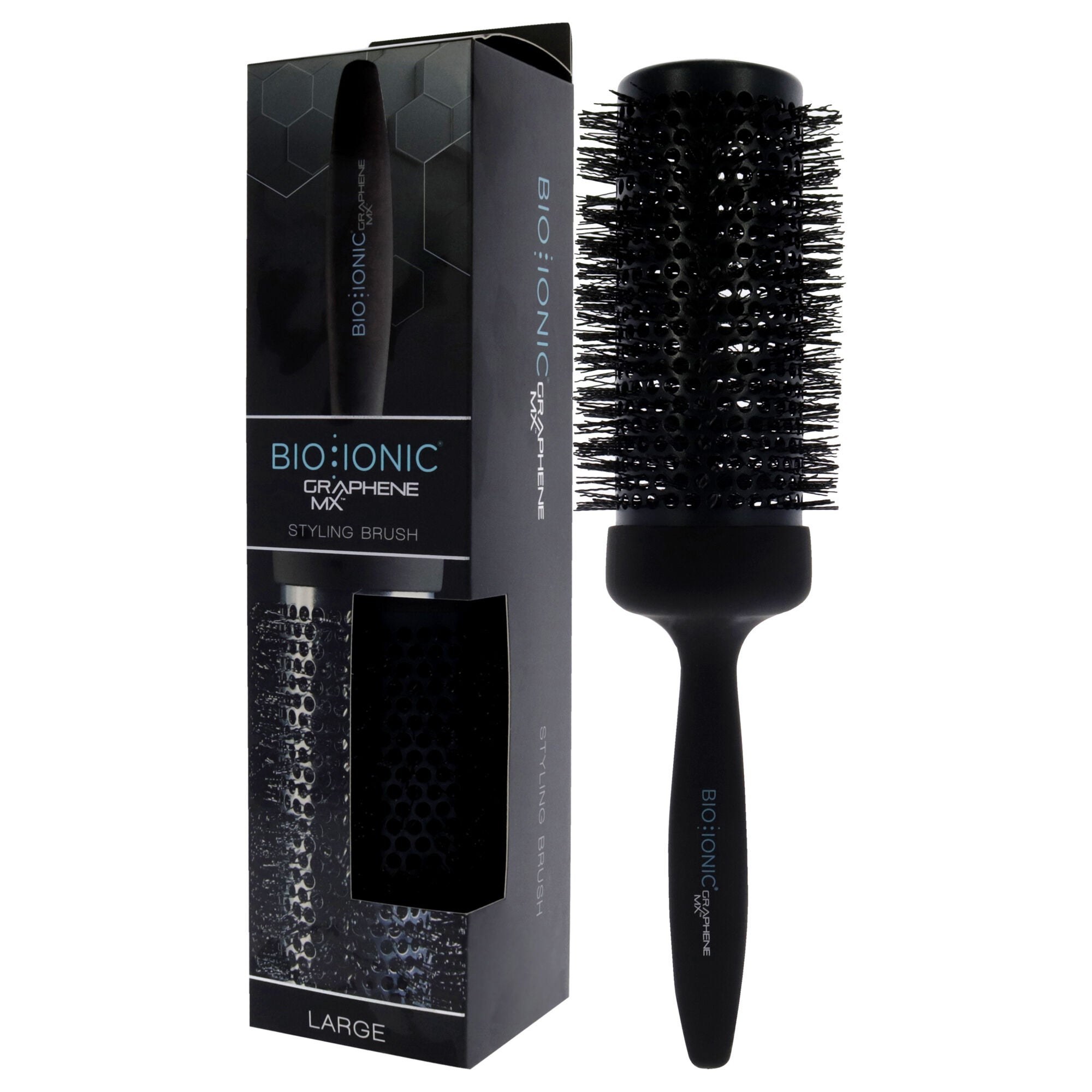 GrapheneMX Thermal Styling Brush - Large by Bio Ionic for Women - 1 Pc Hair Brush, See Description, alternate image number 3
