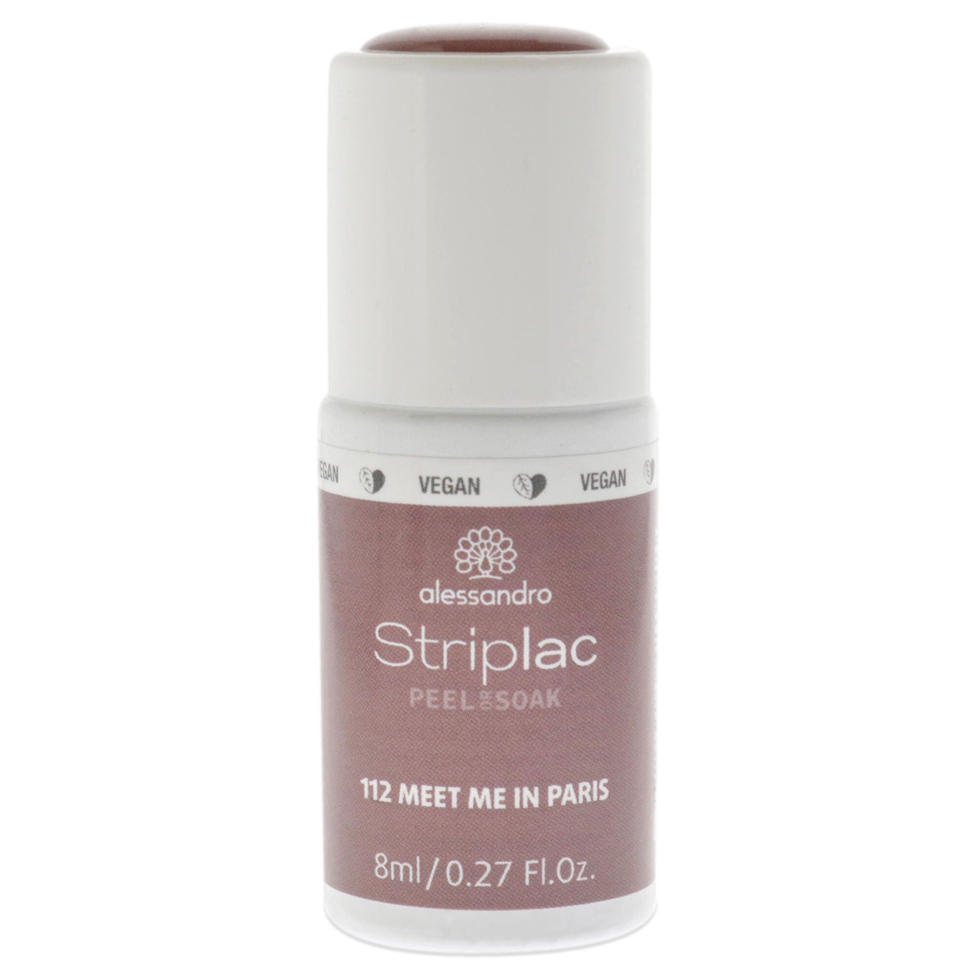 Striplac Peel or Soak - 112 Meet Me In Paris by Alessandro for Women - 0.27 oz Nail Polish, See Description, hi-res image number 0