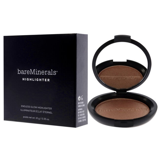 Endless Glow Pressed Highlighter - Fierce by bareMinerals for Women - 0.35 oz Highlighter, NA, alternate image number null
